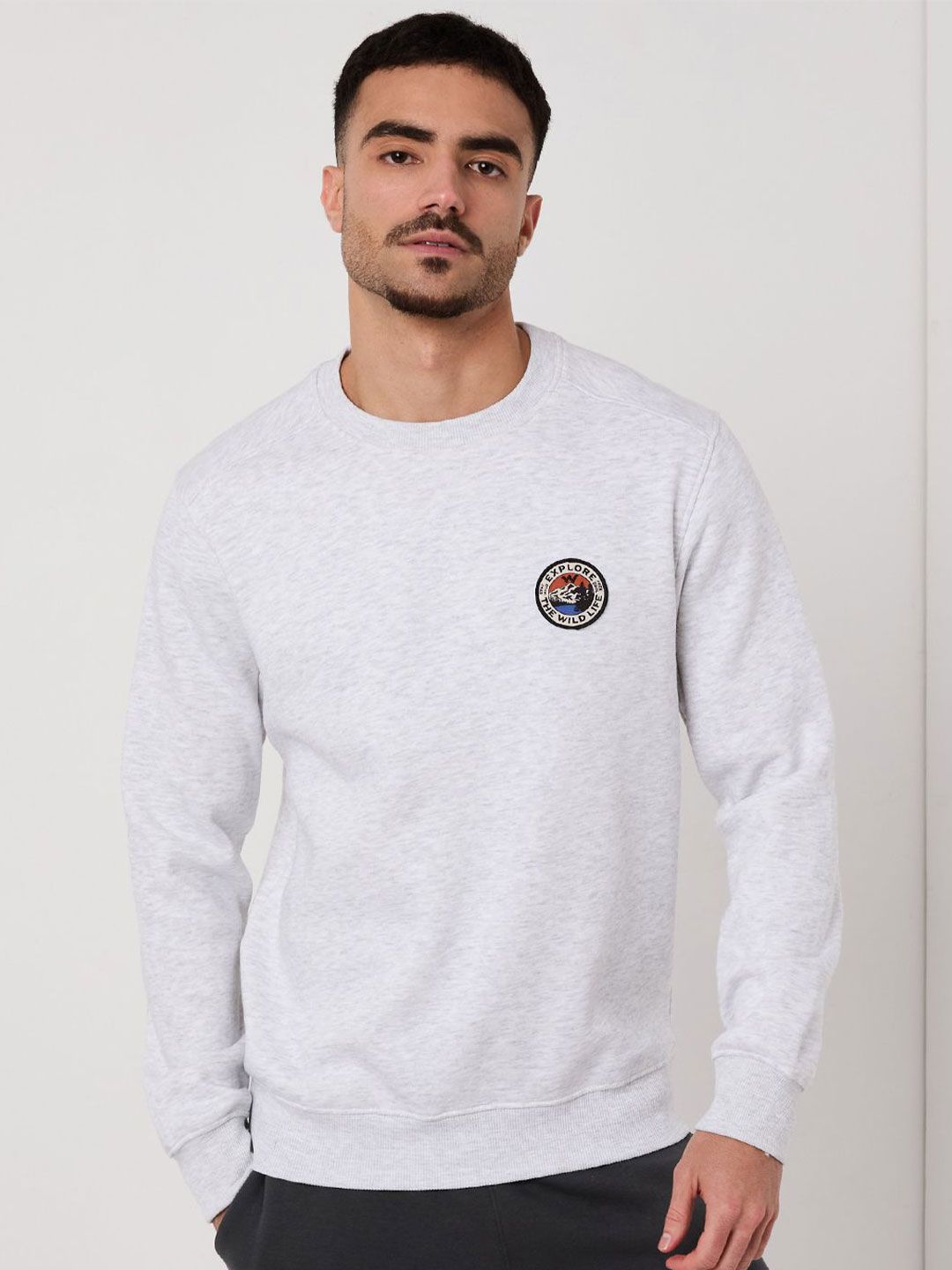 Wildcraft Sierra Men Solid Regular Fit Round Neck Sweatshirt-picture-14