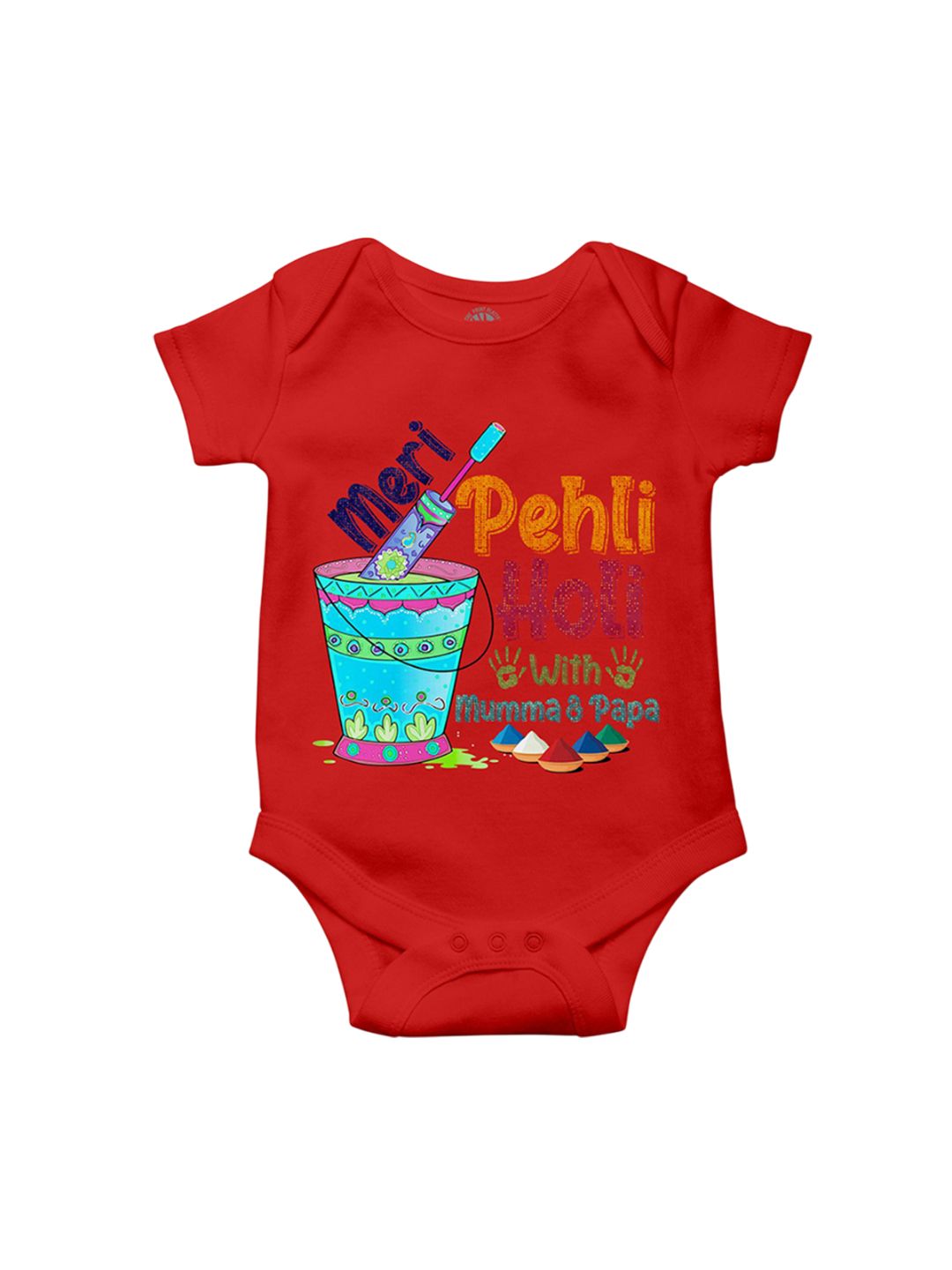 THE PRINT PLATTER Kids Printed Cotton Bodysuit-picture-13