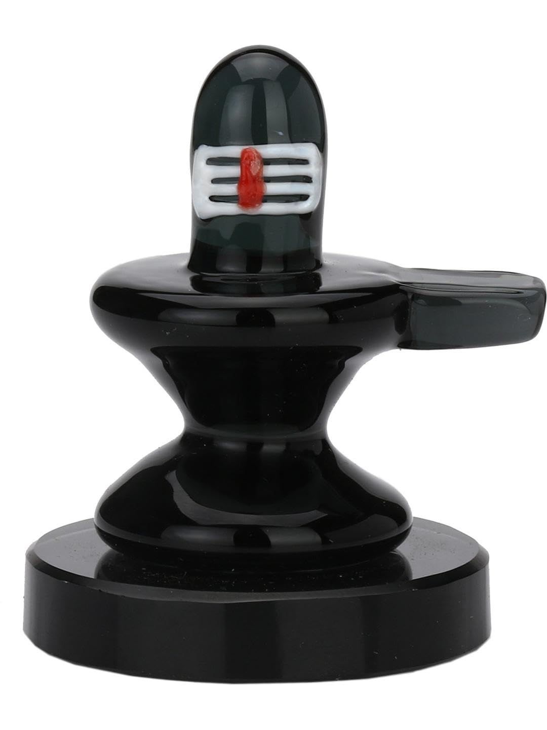 1ST TIME Black & White Religious Glass Idol Showpiece 2.5 inch-picture-16