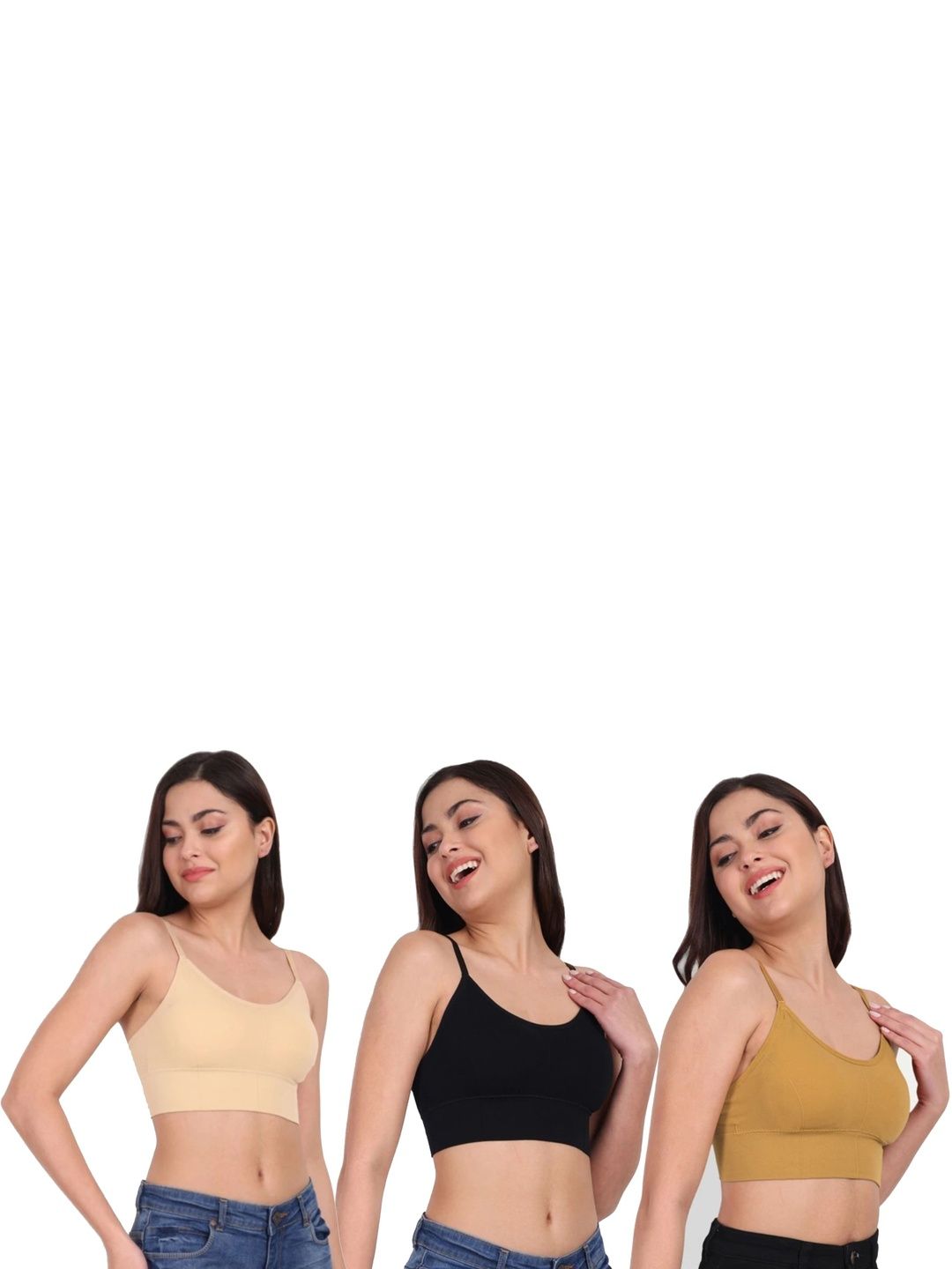 KAMINI Pack Of 3 Full Coverage Lightly Padded Everyday Bra-picture-33