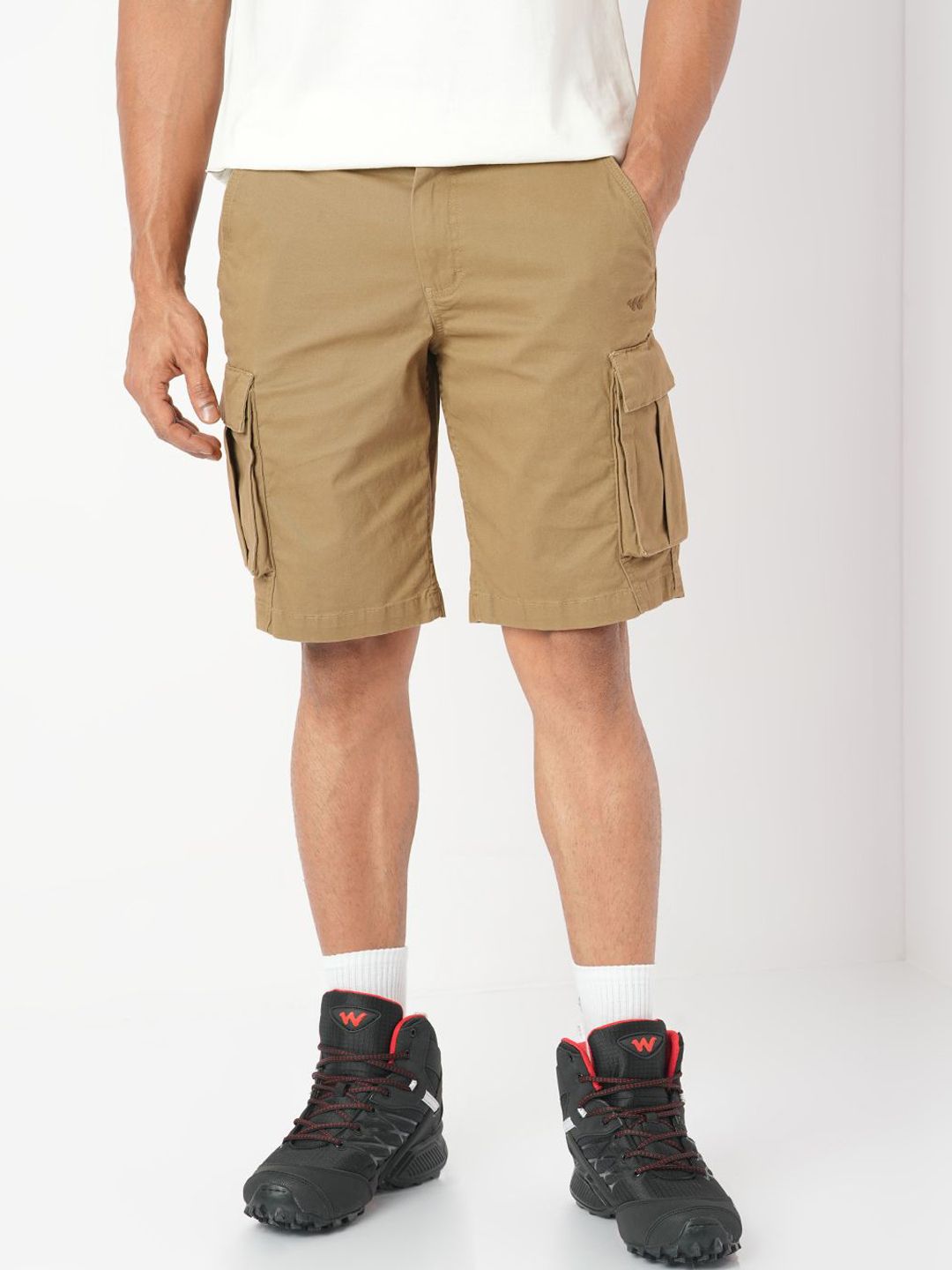 Wildcraft Men Regular Fit Outdoor Cotton Cargo Shorts-picture-10