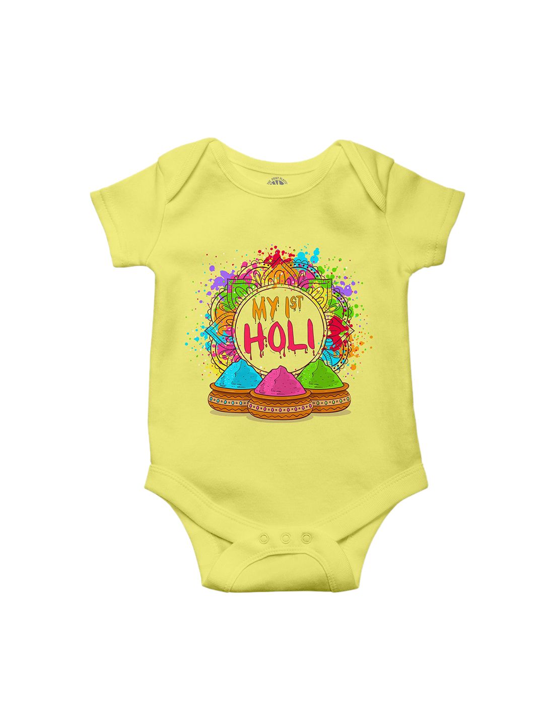 THE PRINT PLATTER Infants Printed Cotton Bodysuit-picture-52