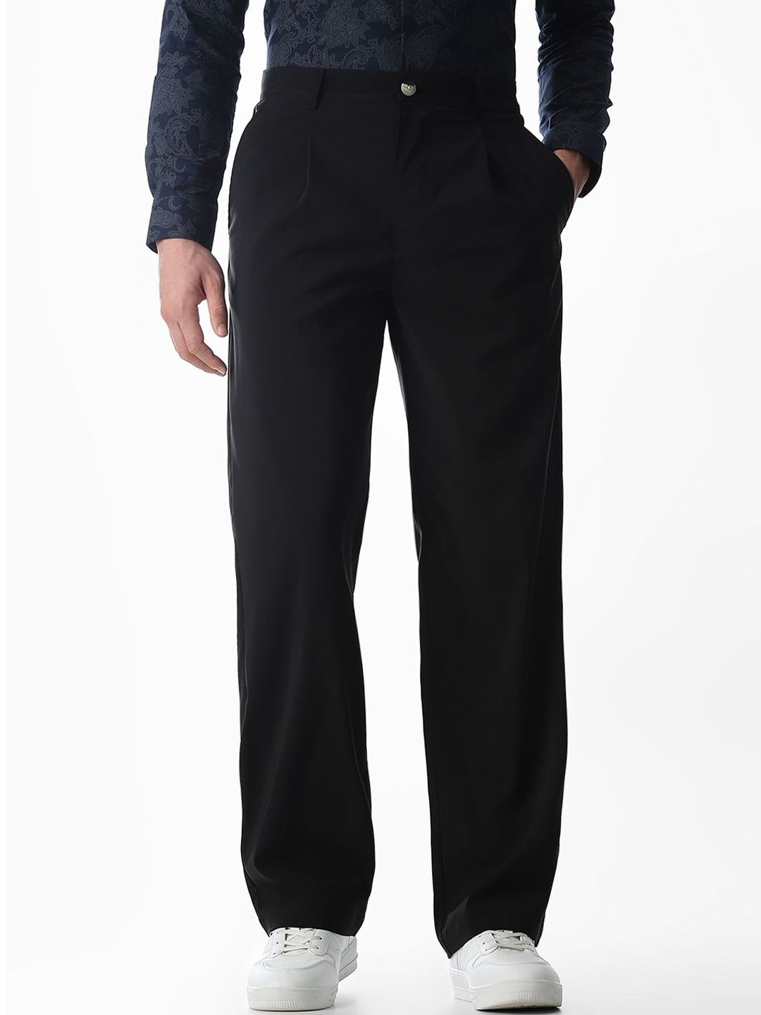 Jack & Jones Men Loose Fit High-Rise Chinos Trousers-picture-20