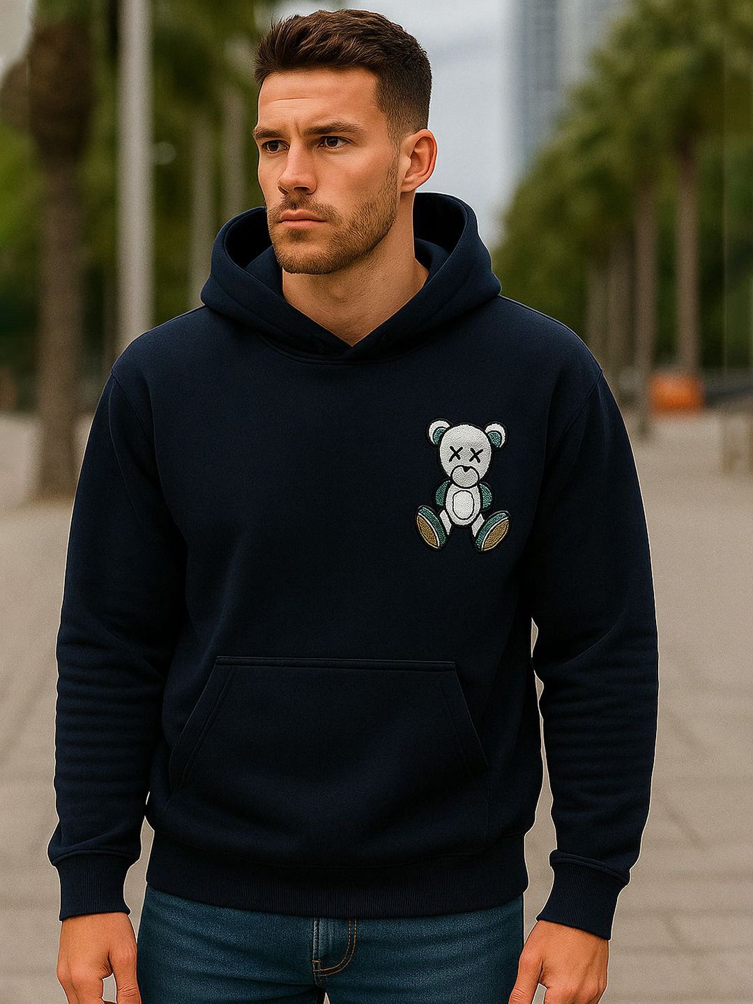 STARFOX Men Graphic Embroidered Hooded Sweatshirt-picture-54