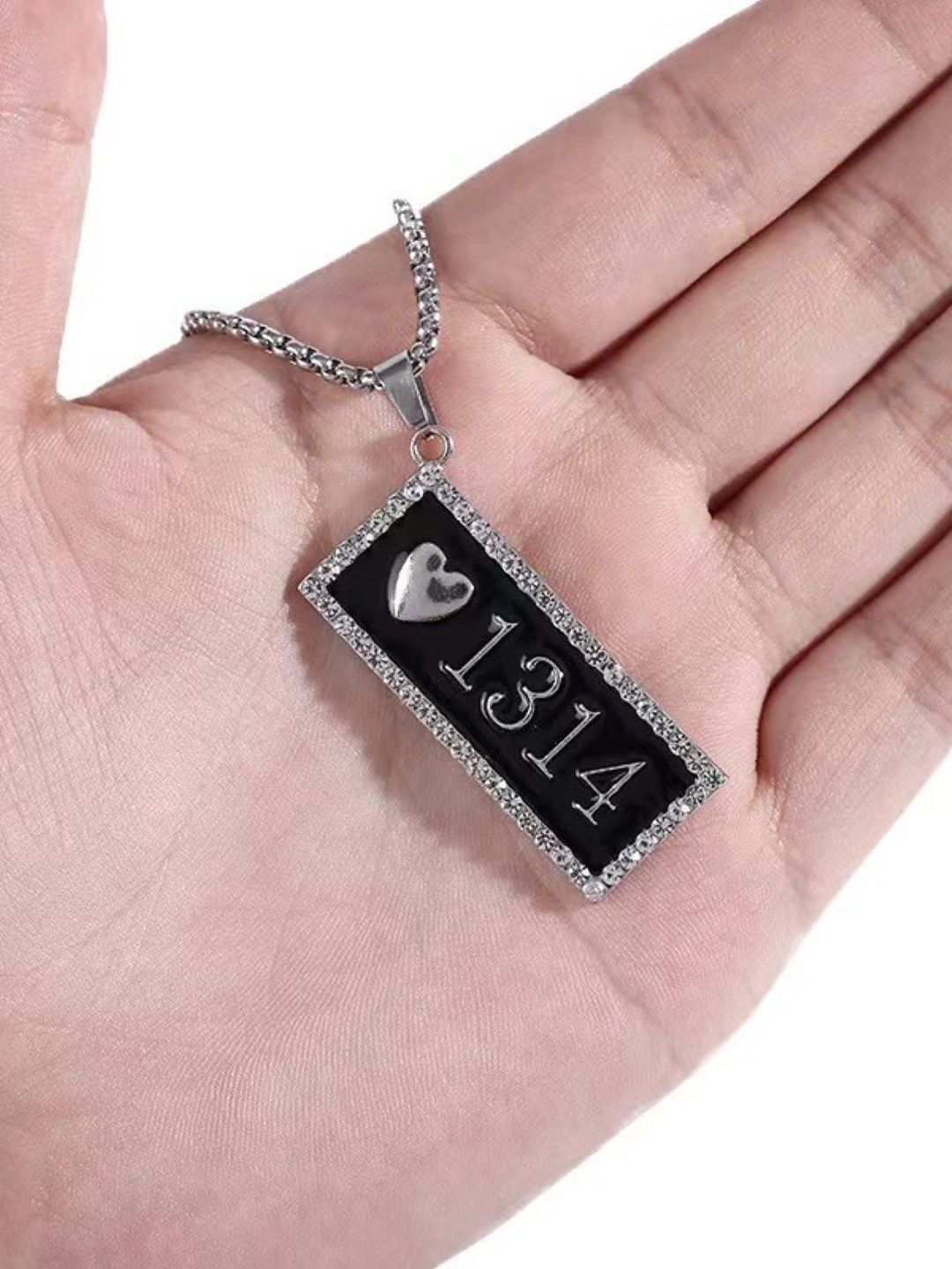 KPOP Men Silver-Plated Stainless Steel Necklace-picture-19