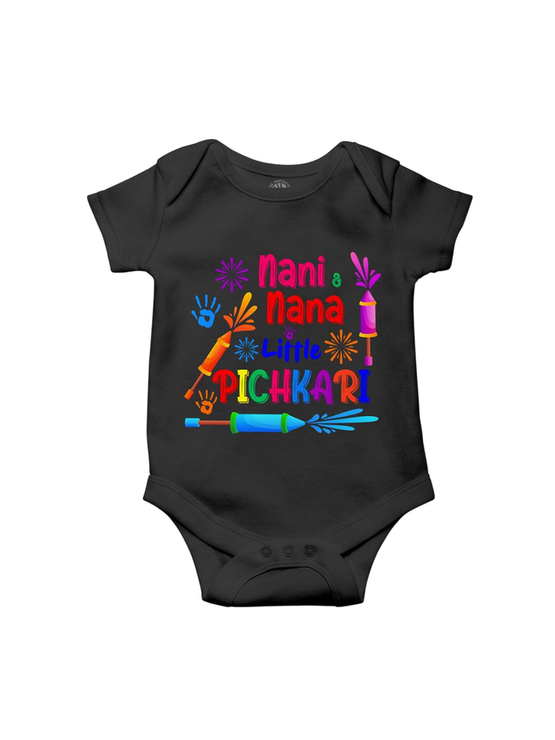 THE PRINT PLATTER Infants Typography Printed Cotton Bodysuit-picture-45