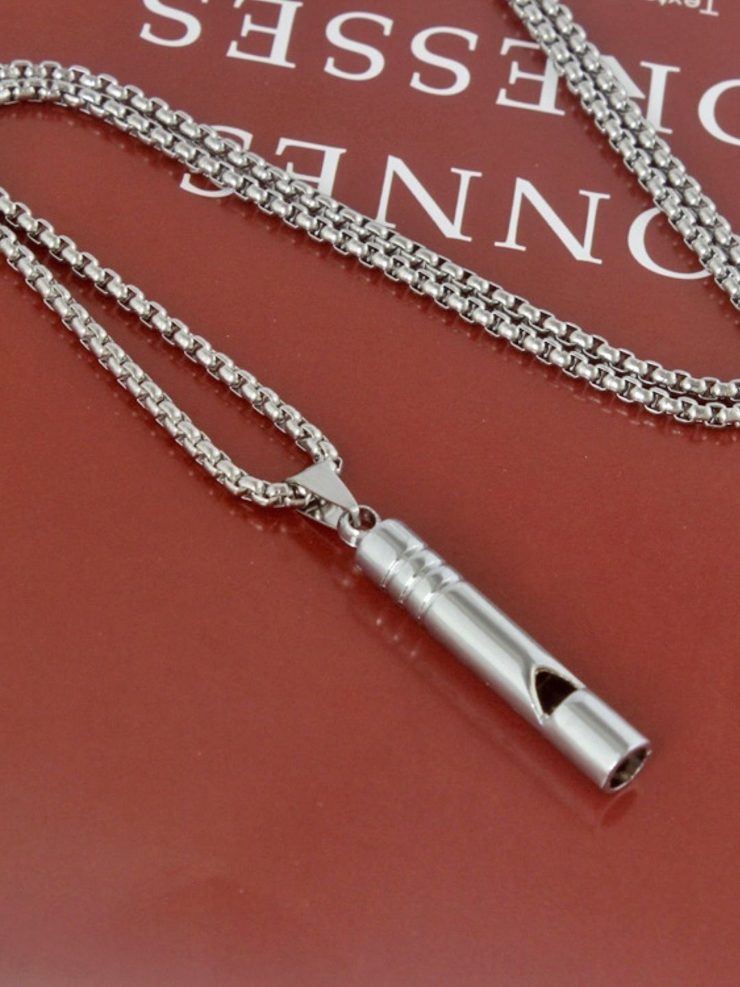KPOP Men Silver-Plated Stainless Steel Necklace-picture-20