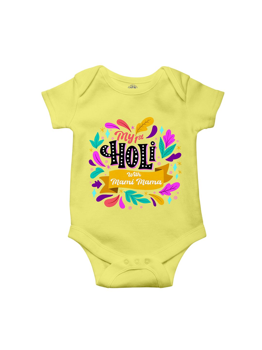 THE PRINT PLATTER Infants Printed Envelope Neck Ultra Bio Wash Romper Bodysuit-picture-21