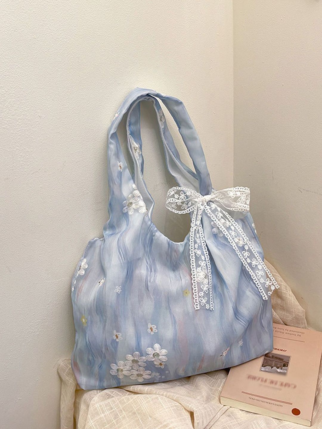 StyleCast Women Floral Printed Structured Bow Detail Shoulder Bag-picture-25