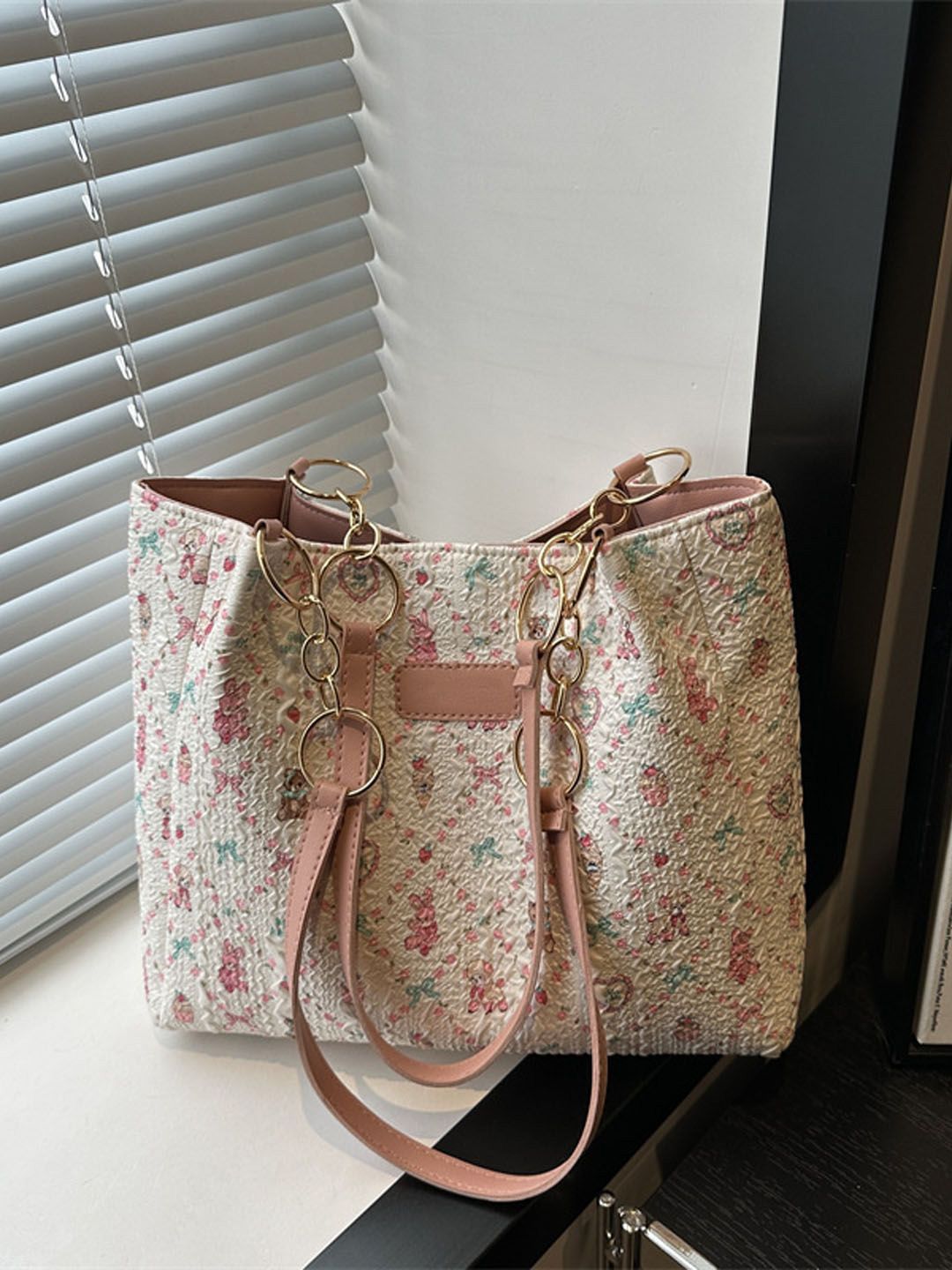 StyleCast Women Floral Printed Structured Shoulder Bag-picture-15
