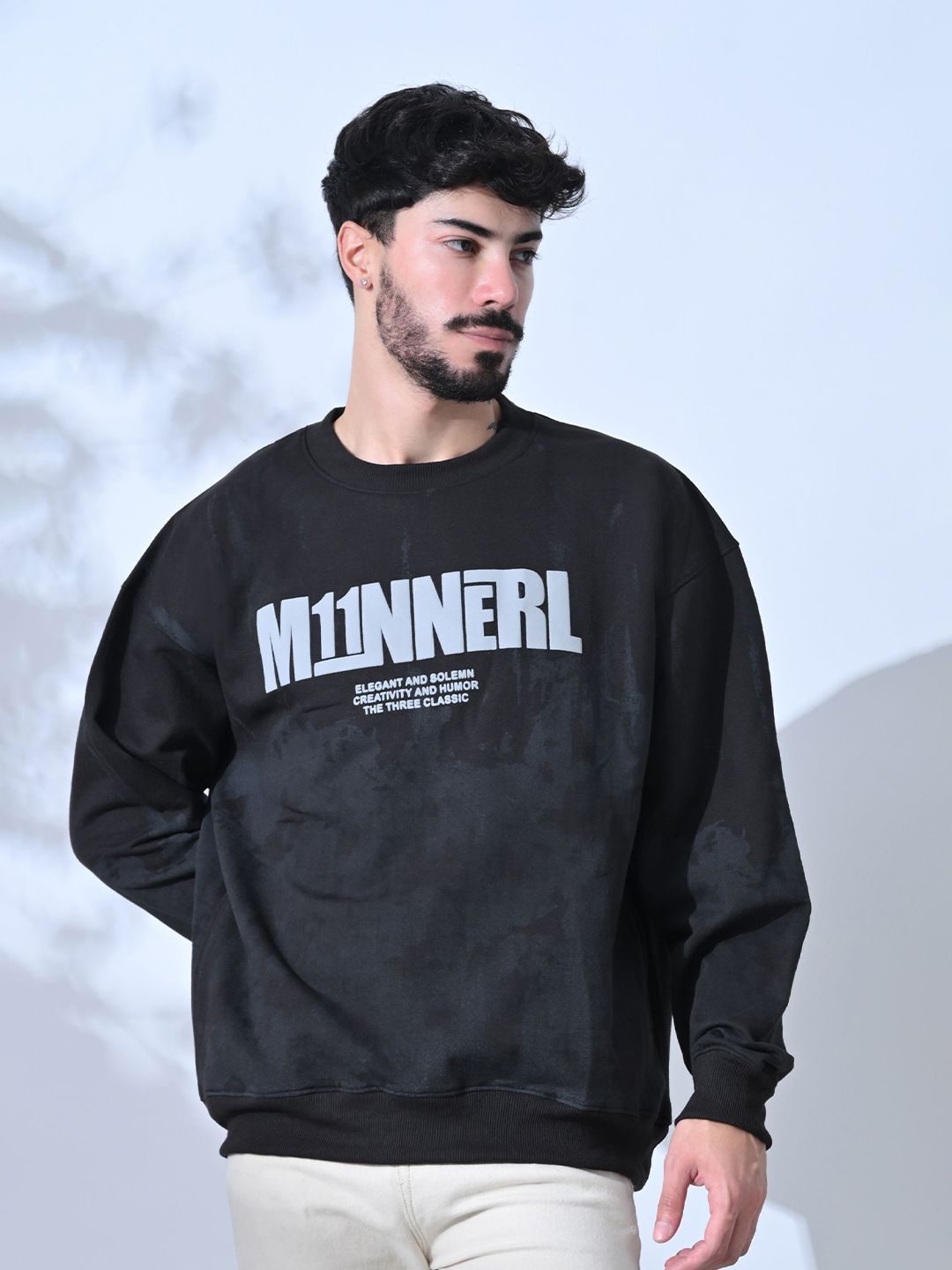 Mast & Harbour Men Typography Printed Sweatshirt-picture-11