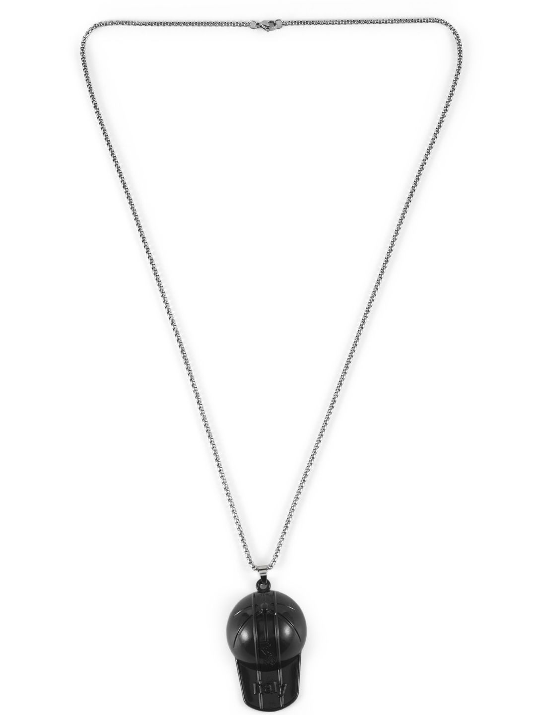 KPOP Men Stainless Steel Silver-Plated Contemporary Pendant With Chain-picture-12