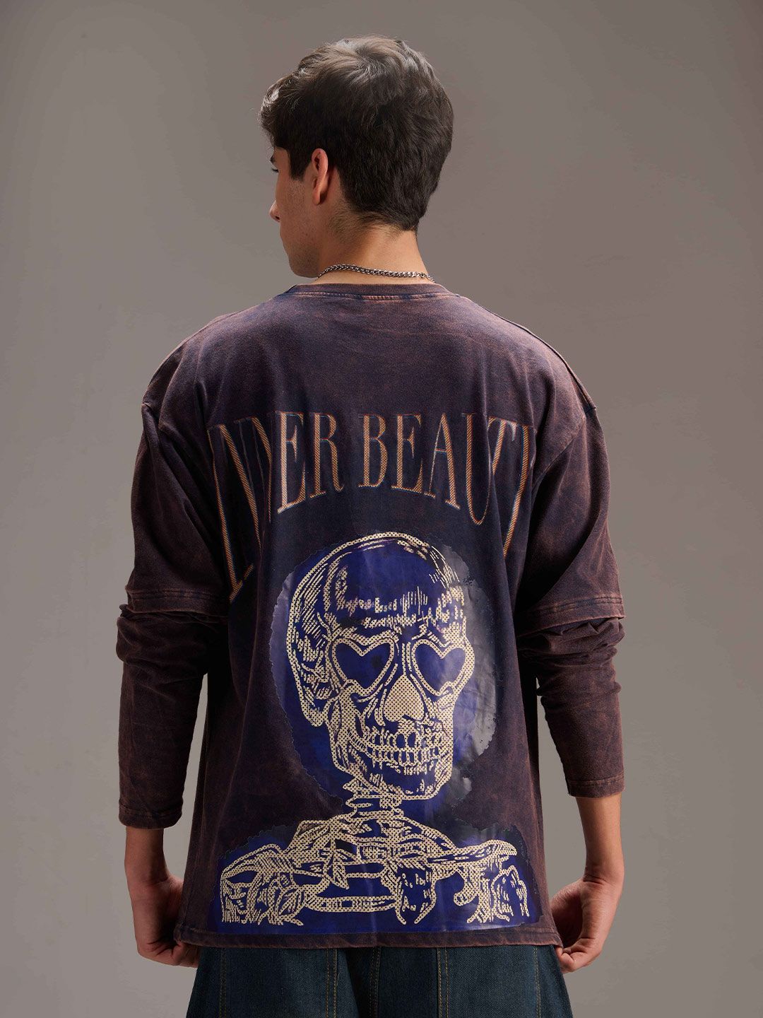 IZF Men Graphic Printed Round Neck Cotton Relaxed Fit Sweatshirts-picture-43