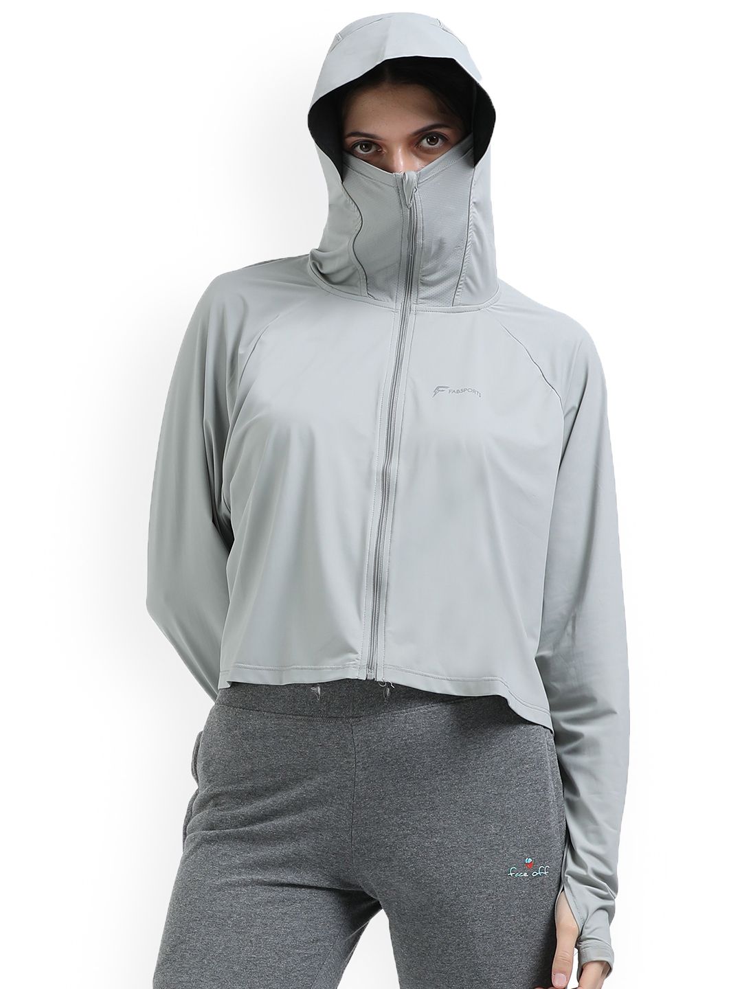 FabSeasons Women Hooded Solid UV Protection Sporty Jacket-picture-33