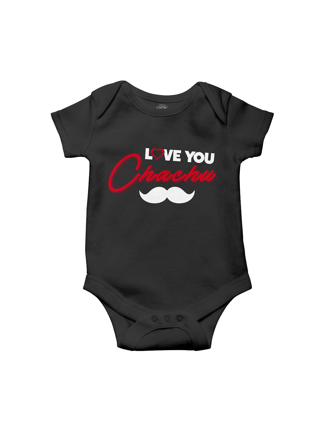 THE PRINT PLATTER Kids Love You Chachu Printed Envelope Neck Cotton Bodysuit-picture-53
