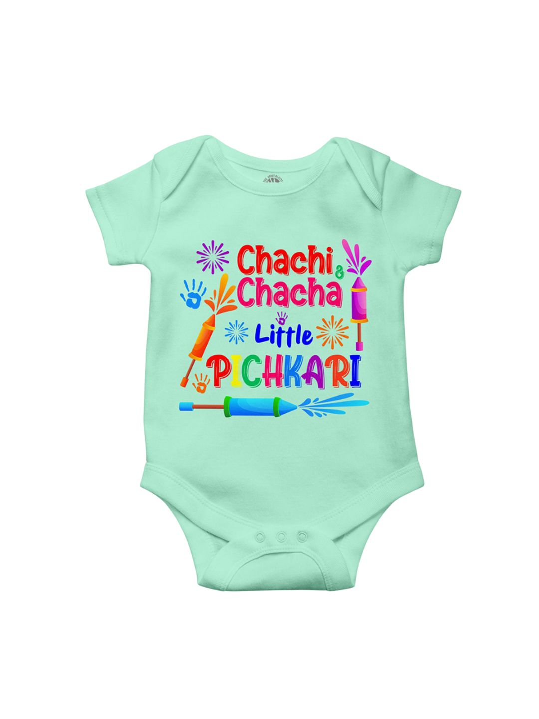 THE PRINT PLATTER Kids Graphic Printed Cotton Bodysuit-picture-47
