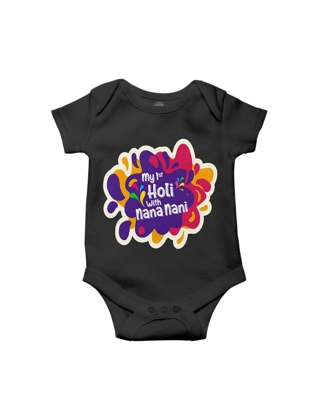 THE PRINT PLATTER Kids Graphic Printed Cotton Bodysuit-picture-33