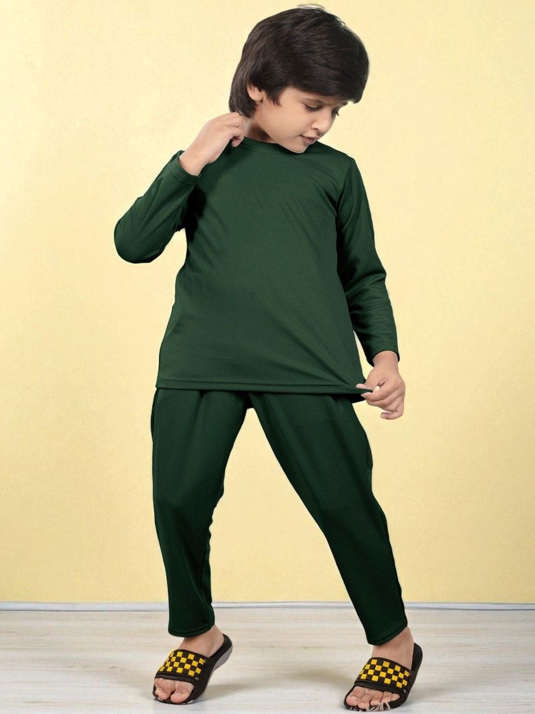 Club96 Kids Round Neck Long Sleeves Night suit-picture-58