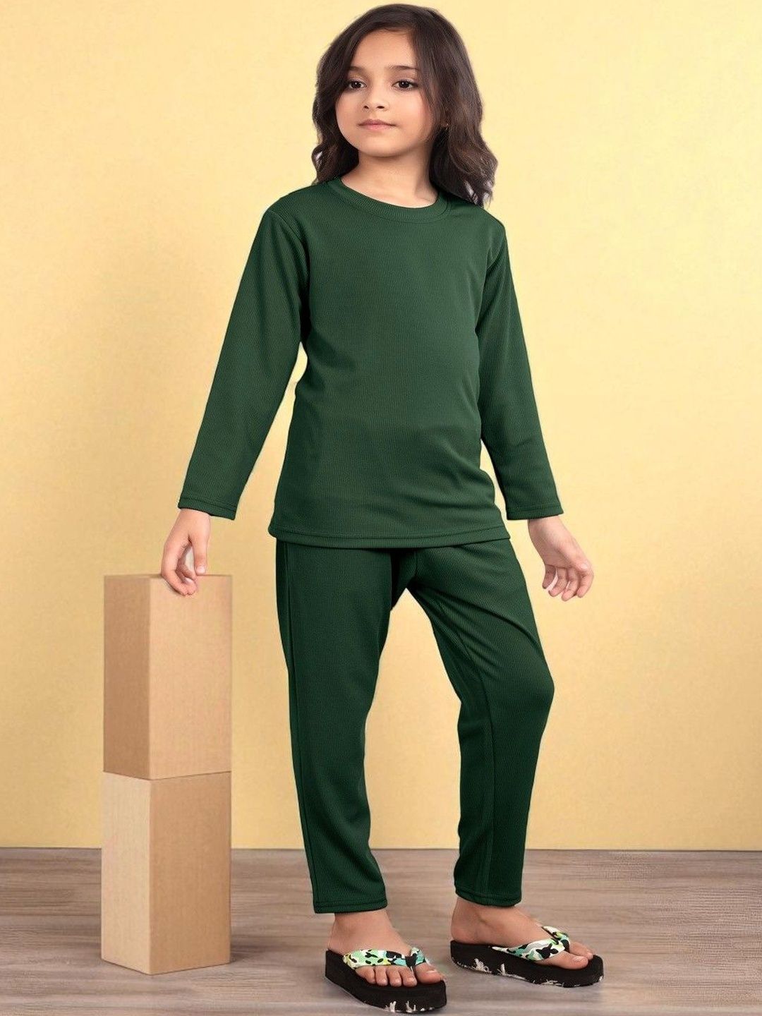 Club96 Girls Pure Cotton Night suit-picture-13