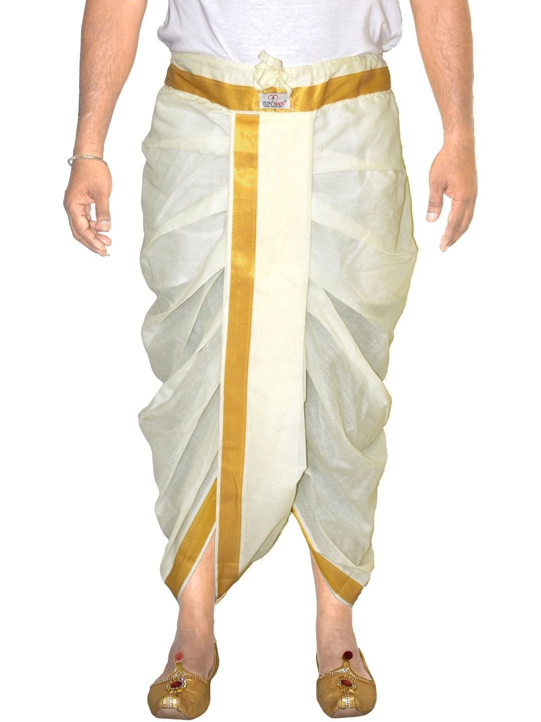 TUNI MANI Men Cotton Dhoti-picture-29