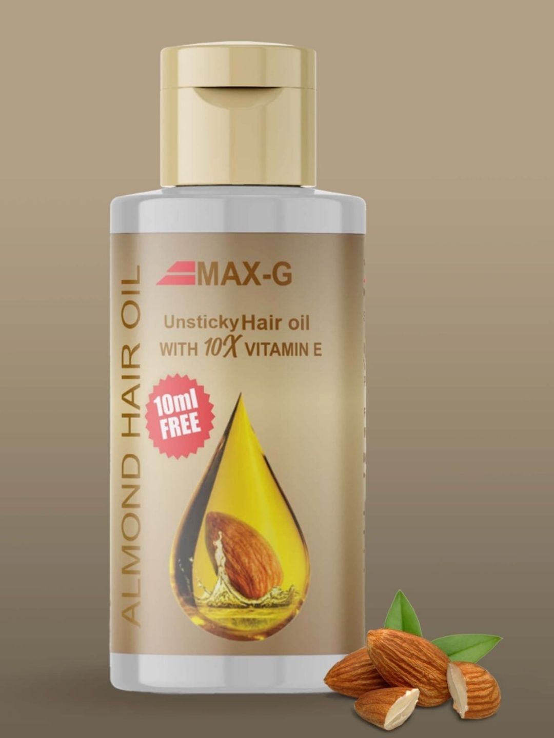 MAX-G Almond Hair Oil With Vitamin E - 100 ml-image-11