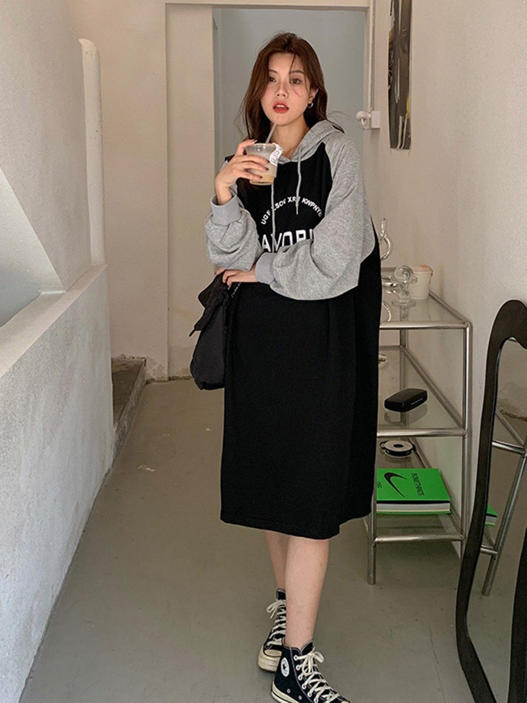 HERE&NOW Women Colourblocked Dress-picture-13