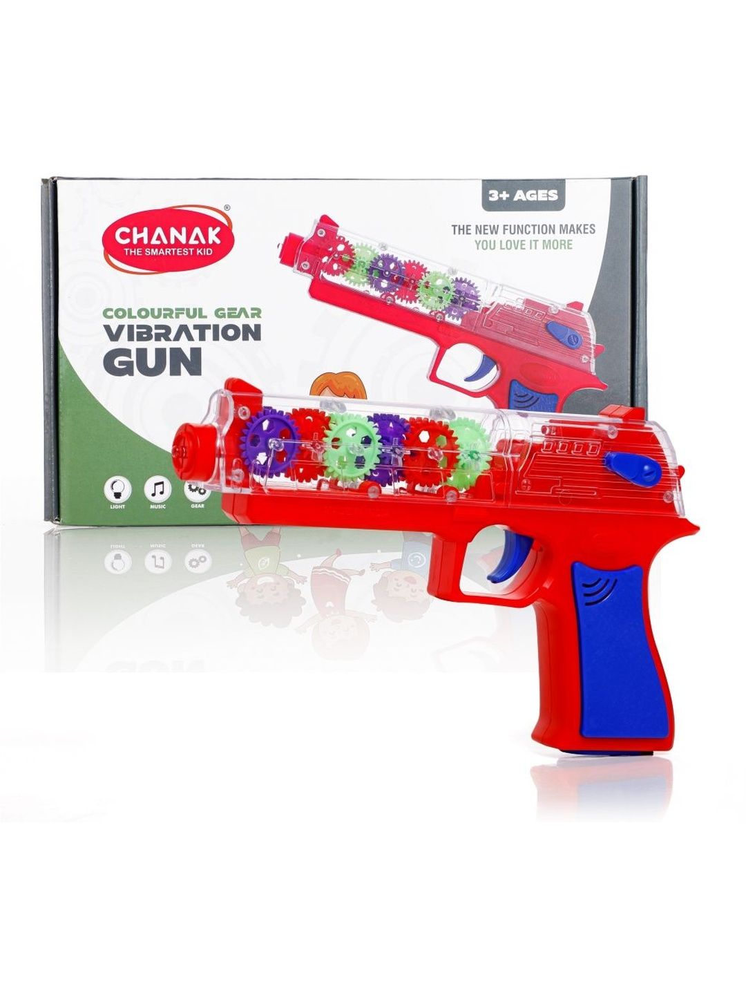 CHANAK Kids Gear Gun Toy With Lights-picture-25