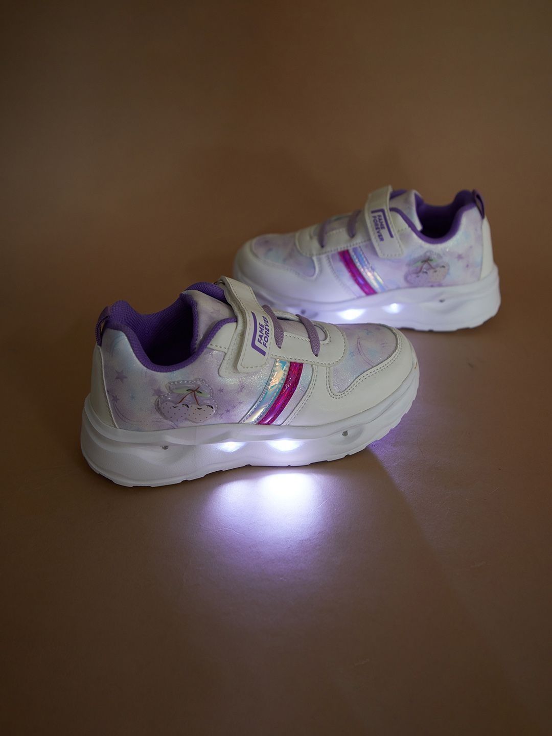 Fame Forever by Lifestyle Girls Printed Round Toe Sneakers-picture-18