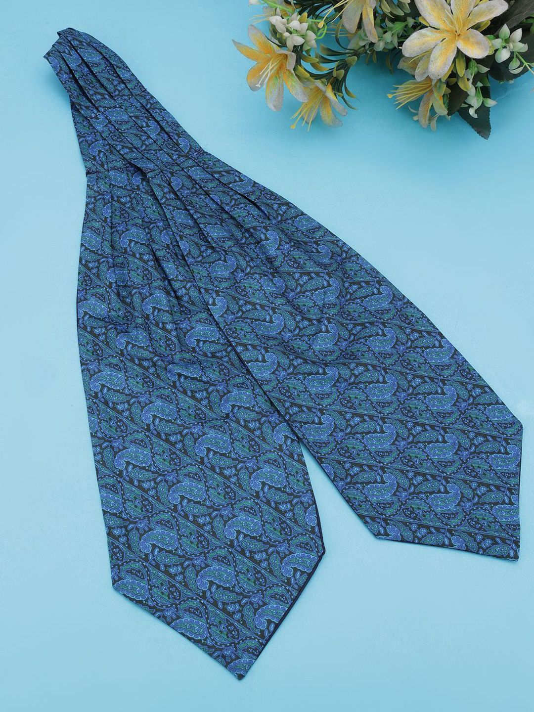 Alvaro Castagnino Men Printed Cravat Tie With Pocket Square Accessory Gift Set-picture-19