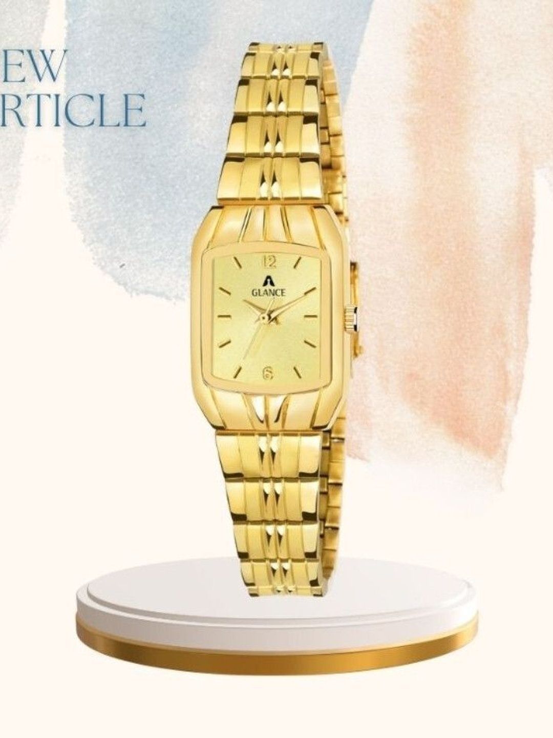 Aglance Women Rectangular Dial & Straps Analogue Watch AG_L_0New514_9151ym01-image-16