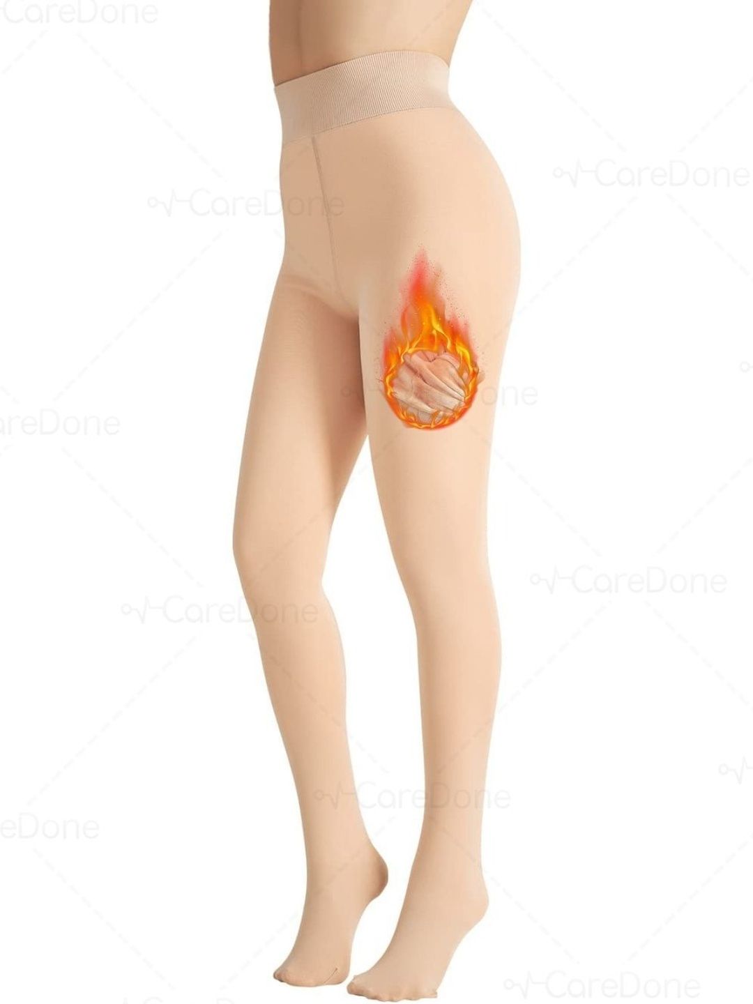 CareDone Ribbed Mid-Rise Thermal Bottoms-picture-16