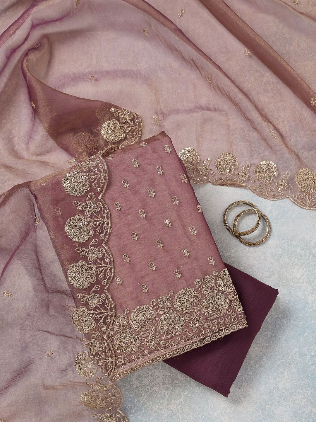 Koskii Woman Unstitched Dress Material