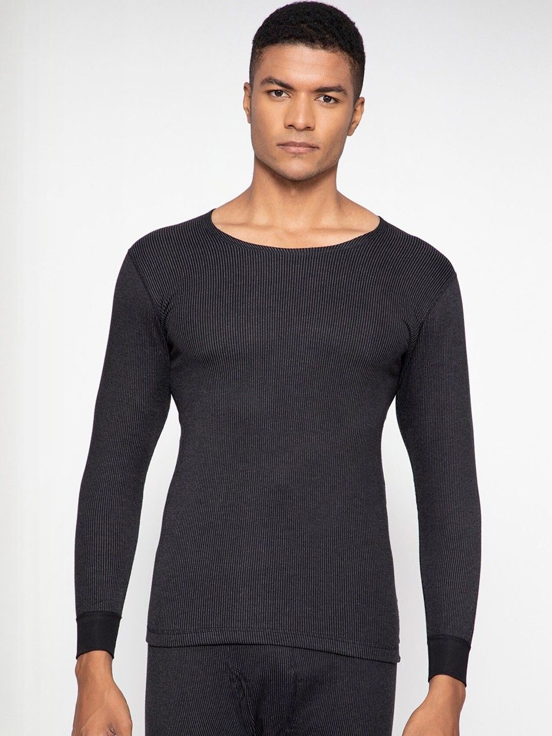 MACHO Men Ribbed Round Neck Thermal Tops-picture-46