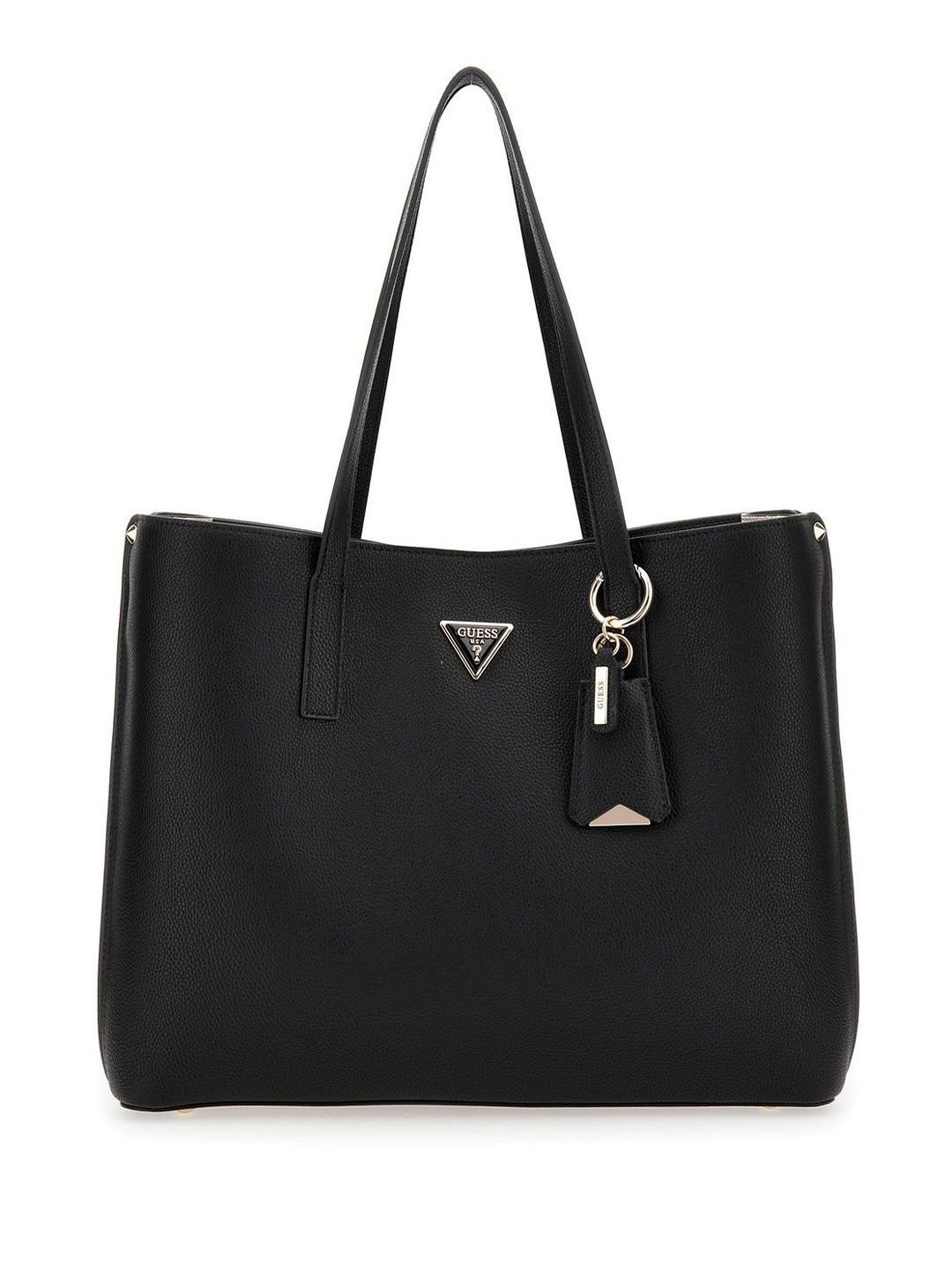 GUESS Women Solid Structured Tote Bag-image-2