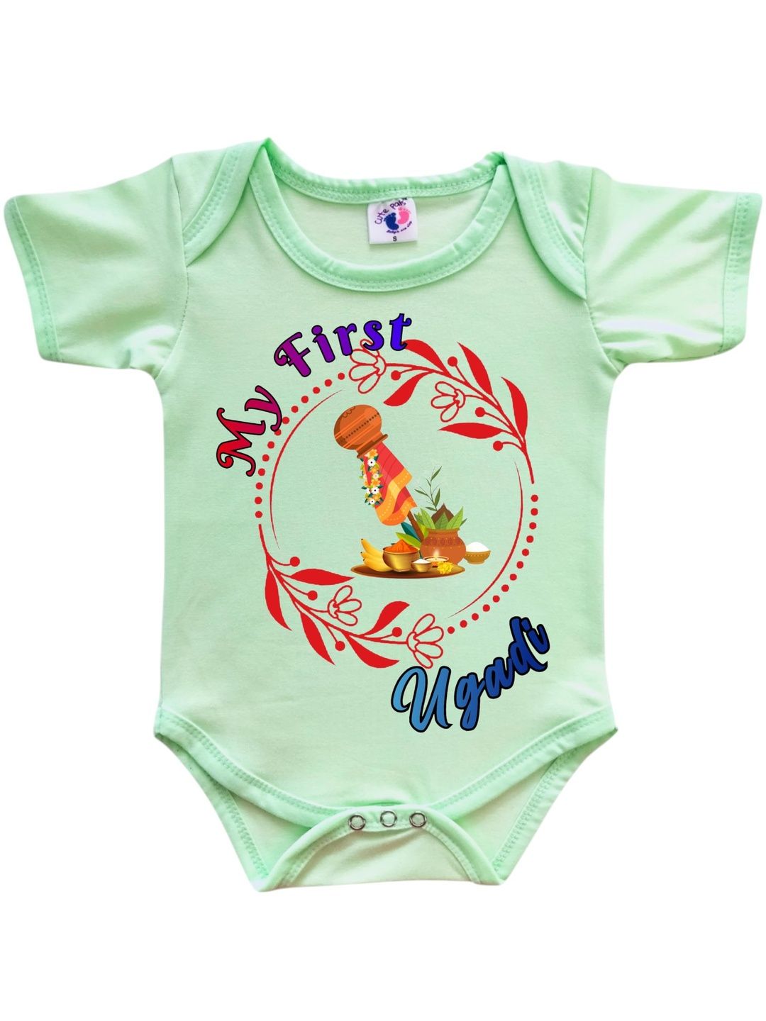 Cute Pals Infants Printed Cotton Bodysuit-picture-44