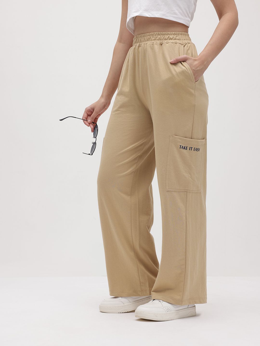 The Roadster Life Co. Women Mid-Rise Wide Leg Cargos-picture-12