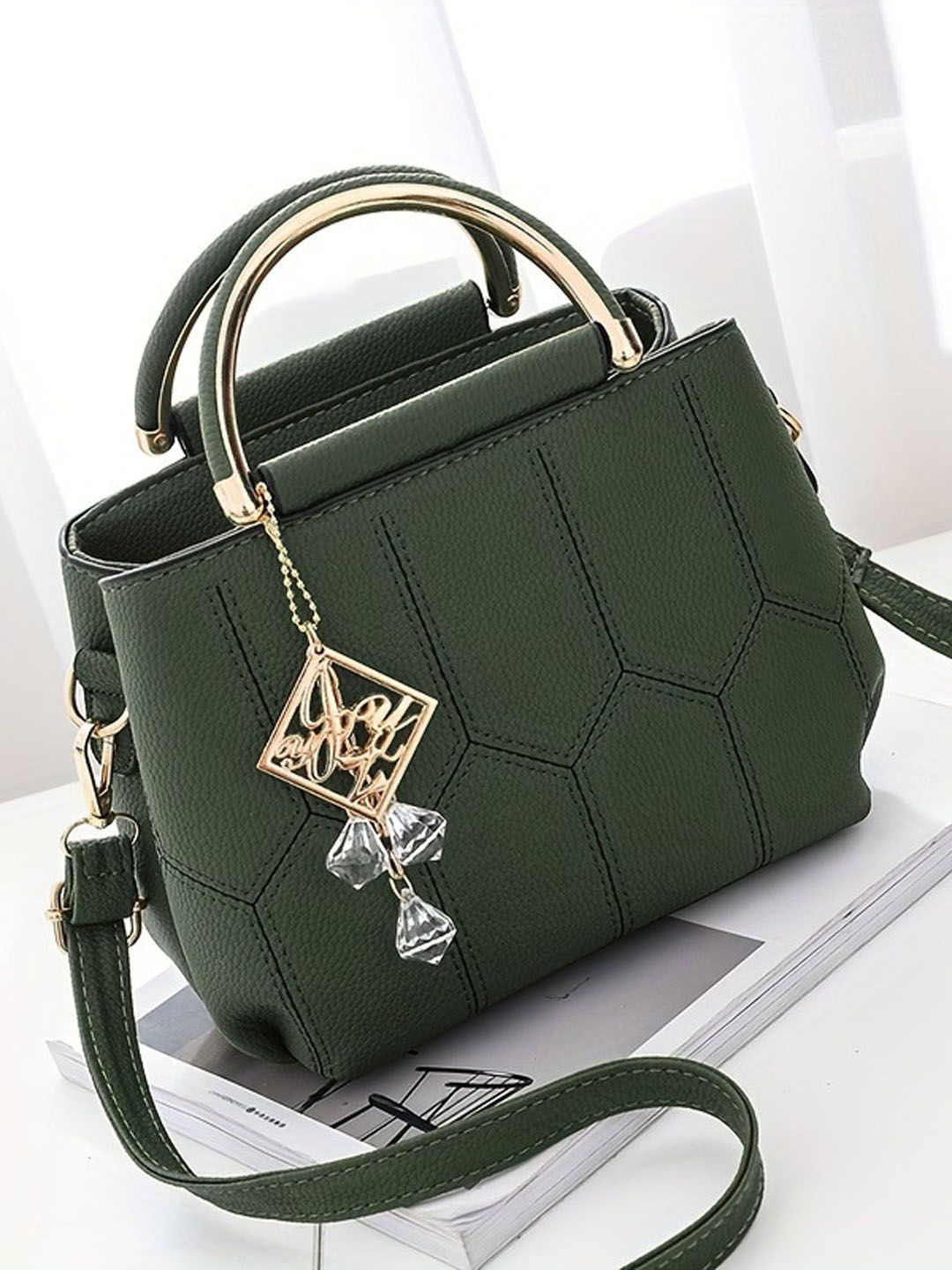 StyleCast PU Structured Sling Bag-picture-10