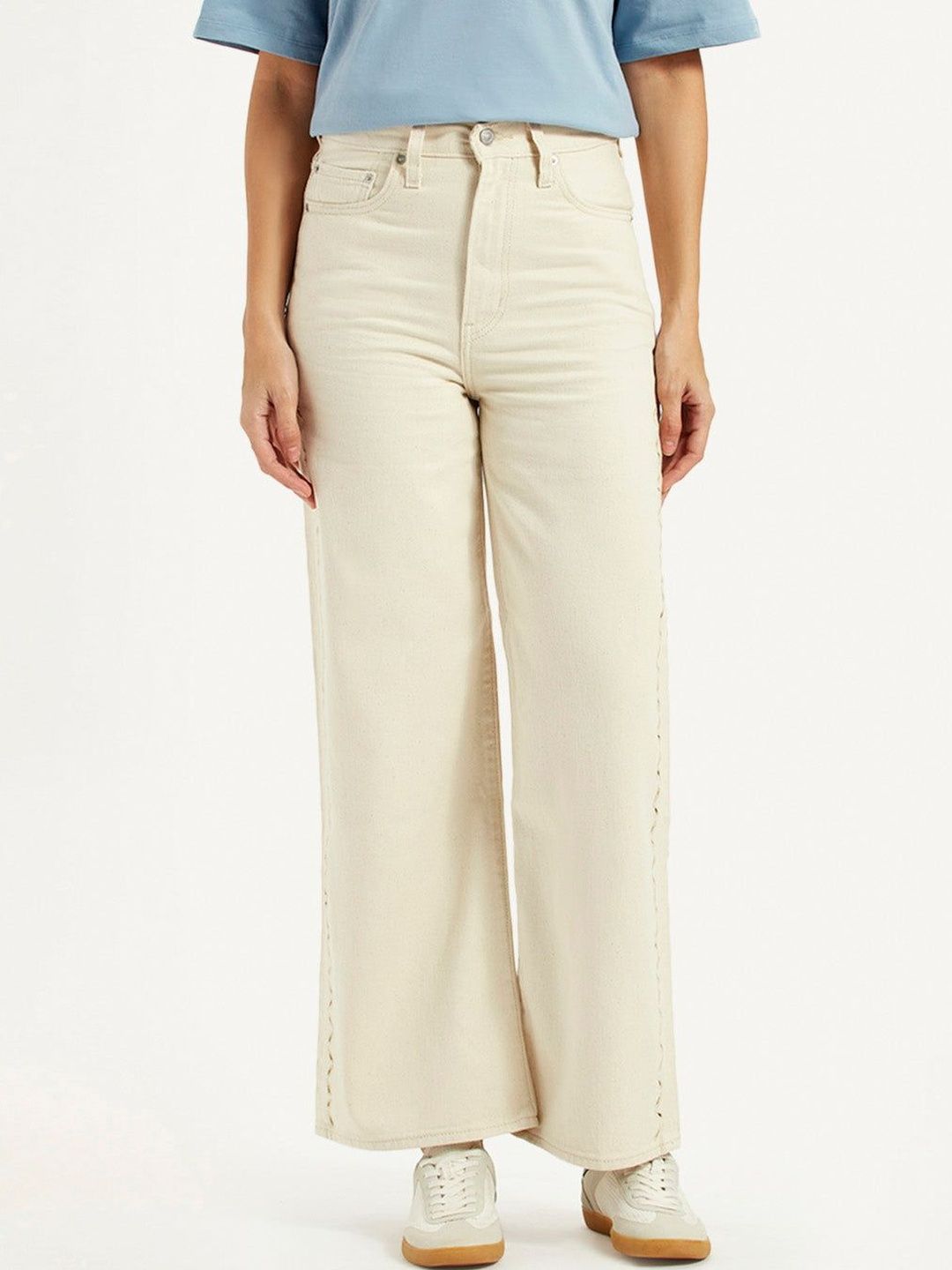 Levis Women Cotton Classic Coloured High-Rise Wide Leg Jeans-picture-14