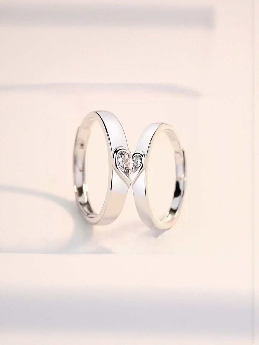 Teeragaj Set Of 2 Stone-Studded Adjustable Finger Rings-picture-36