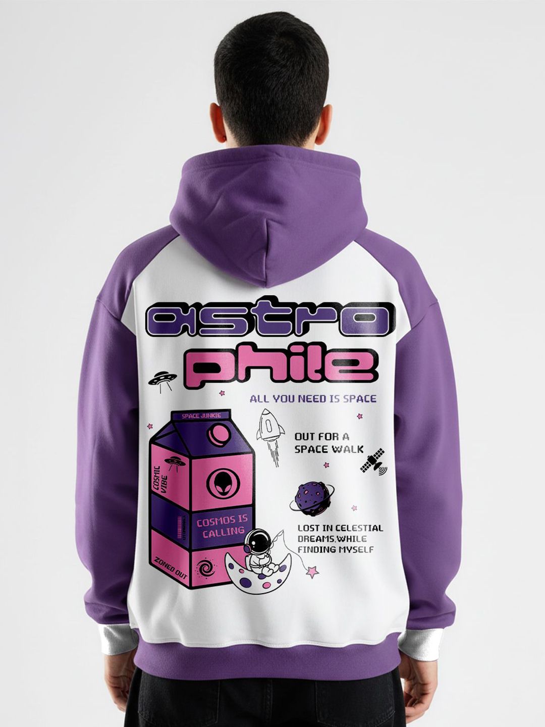 Crazymonk Men Hooded Graphic Printed Oversized Sweatshirts-picture-38