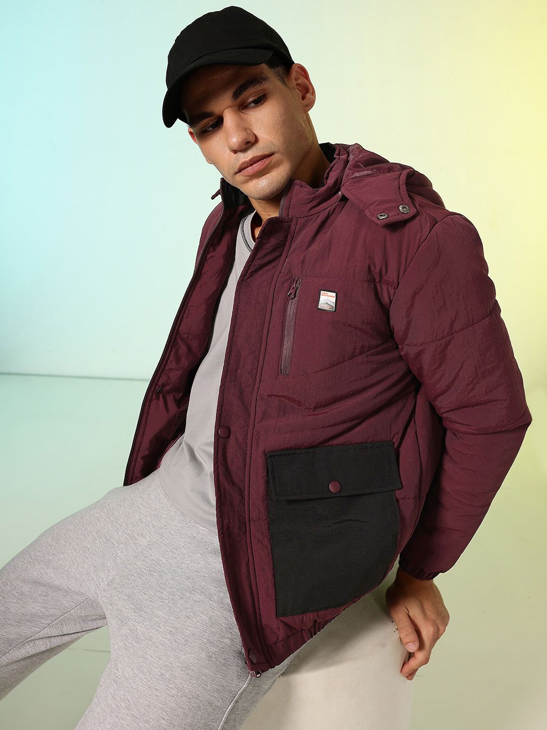 HRX by Hrithik Roshan Hooded Padded Jacket-picture-38