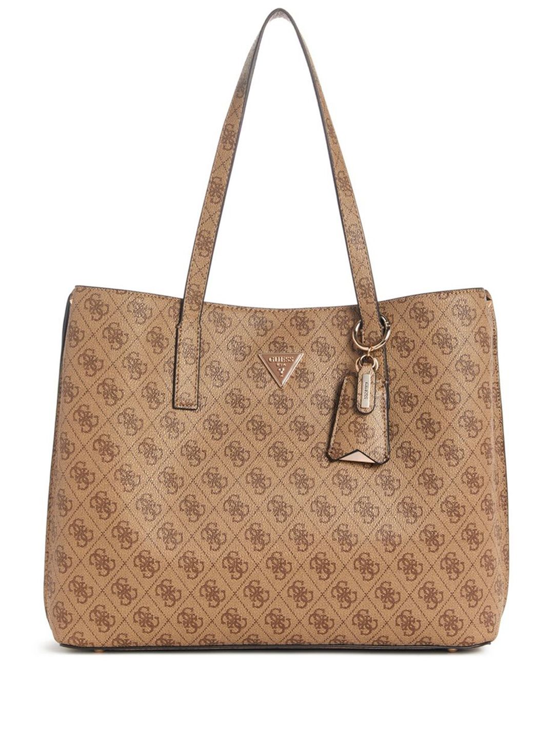 GUESS Women Brand Logo Printed Structured Tote Bag-picture-25
