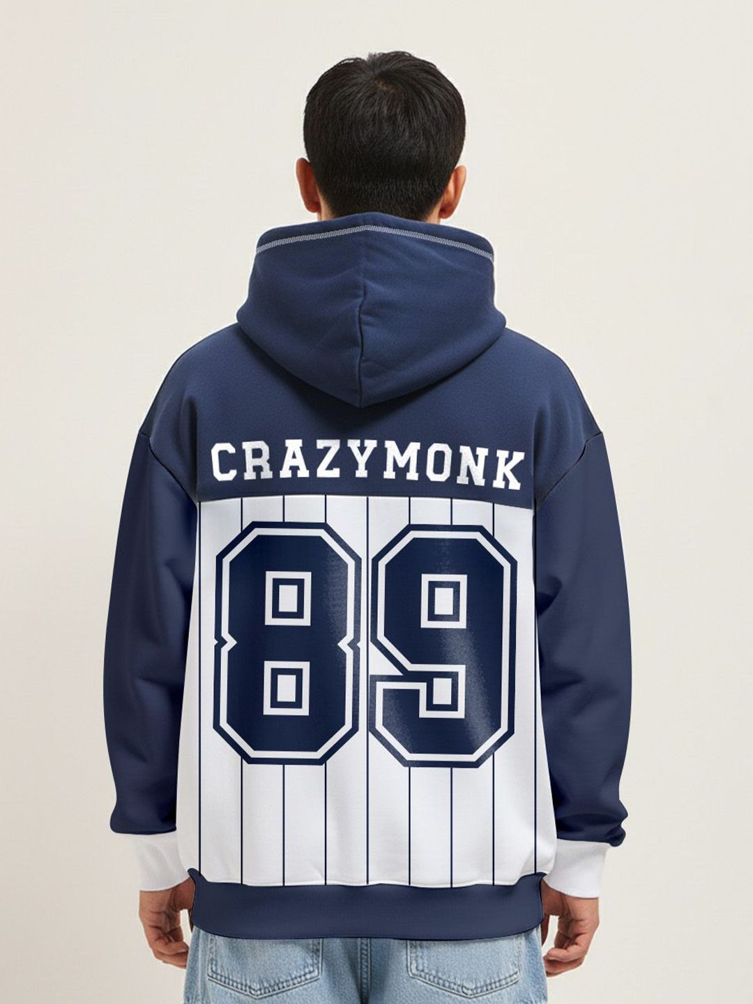 Crazymonk Men Brooklyn Printed Hooded Oversized Sweatshirt-picture-31