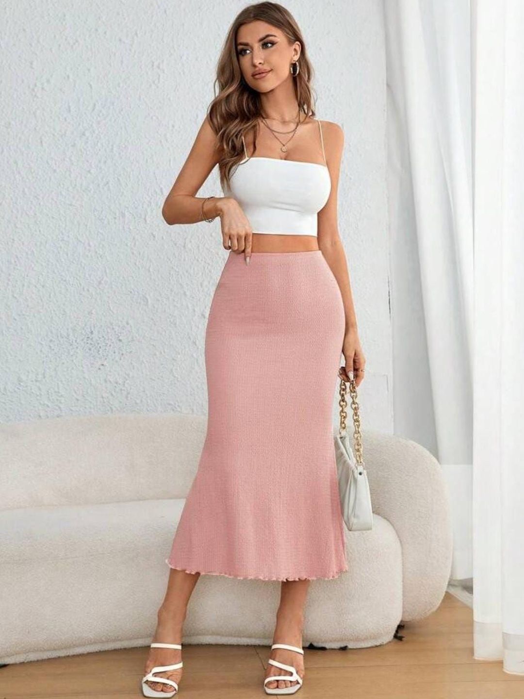 JINJIN FASHION Women Pencil Midi Skirt view 2