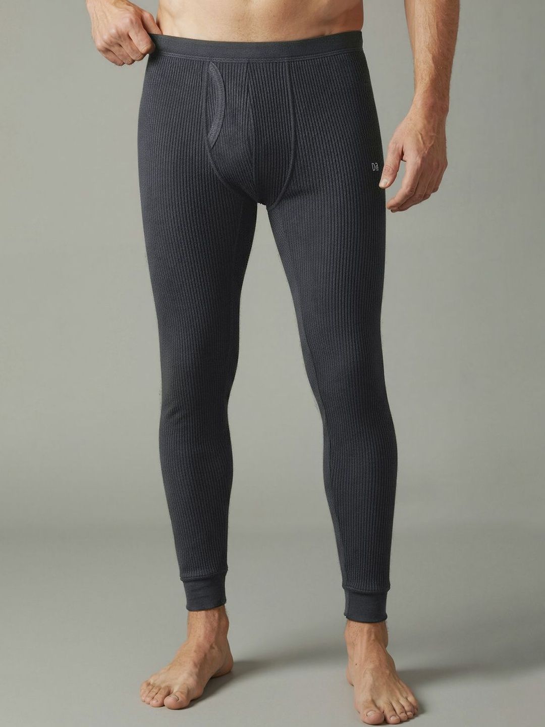 DAMENSCH Men Ribbed Mid-Rise Thermal Bottoms