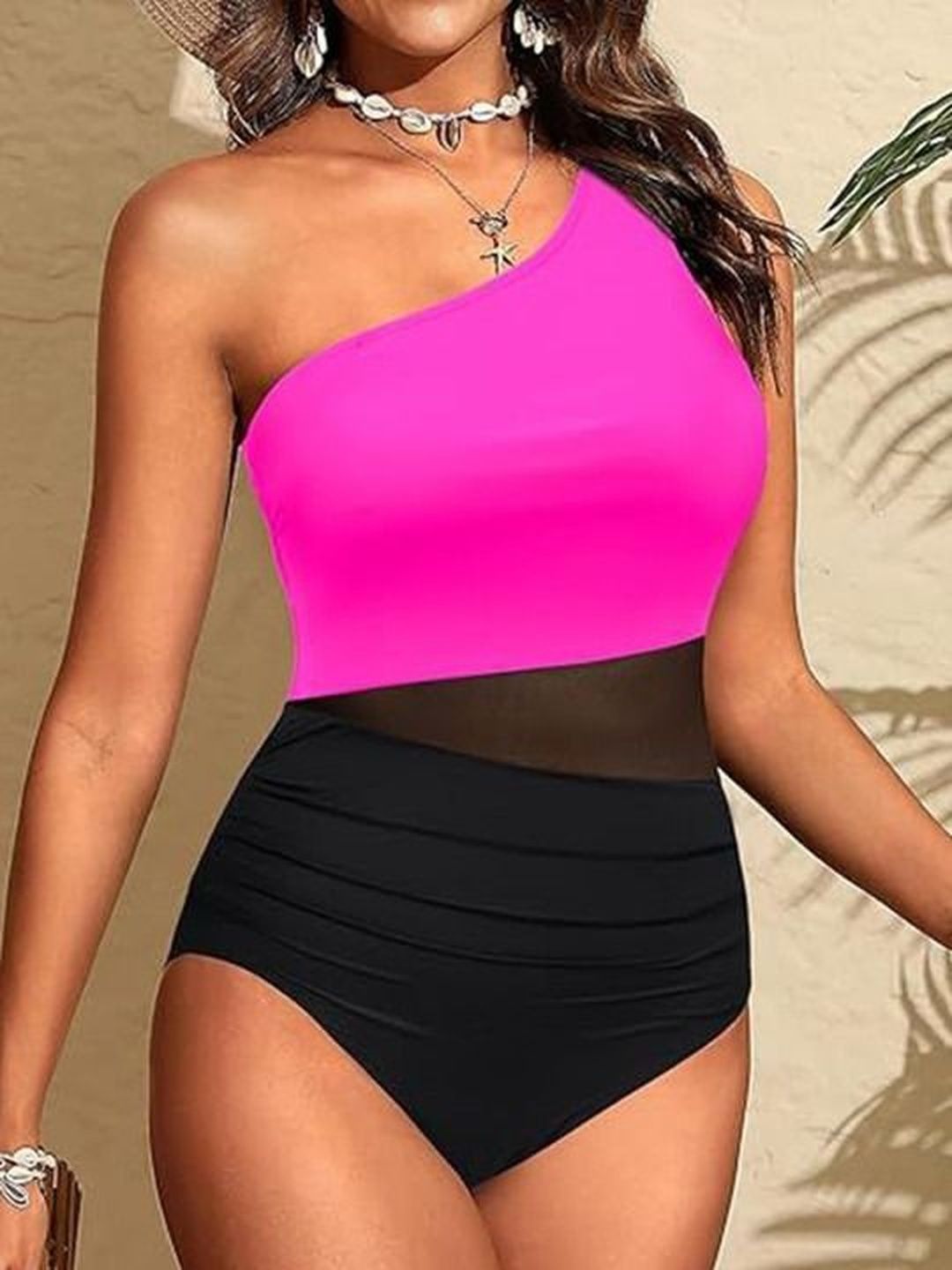 Rlanos Women One Shoulder Bodysuit-picture-38