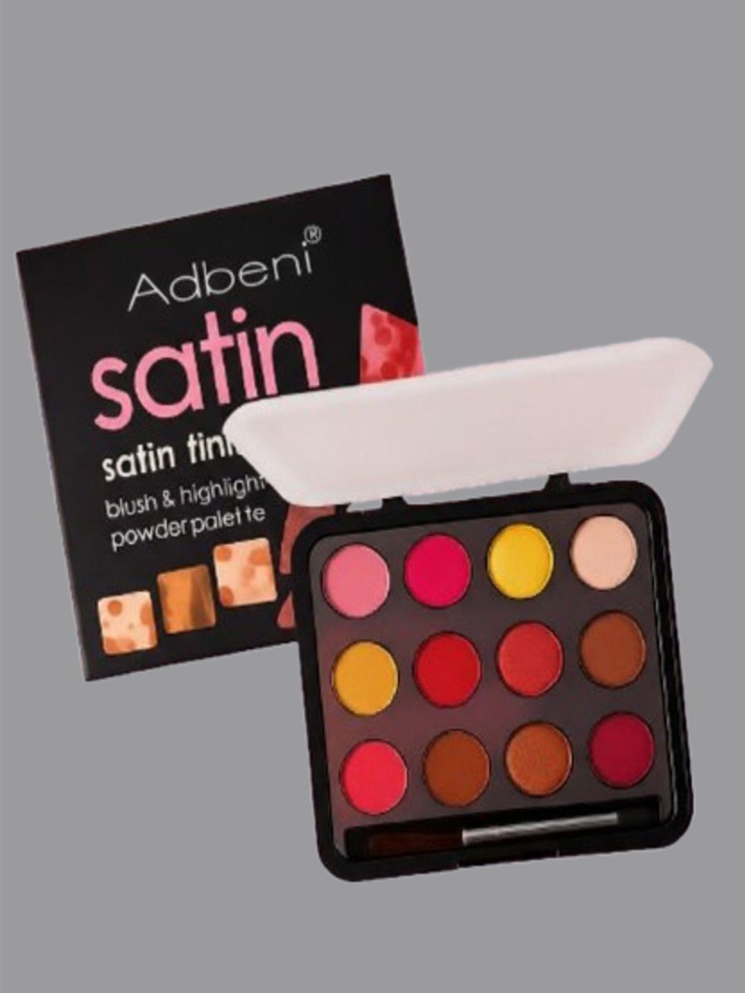 Adbeni Satin Tint Blush & Highlight Powder Palette-image-16