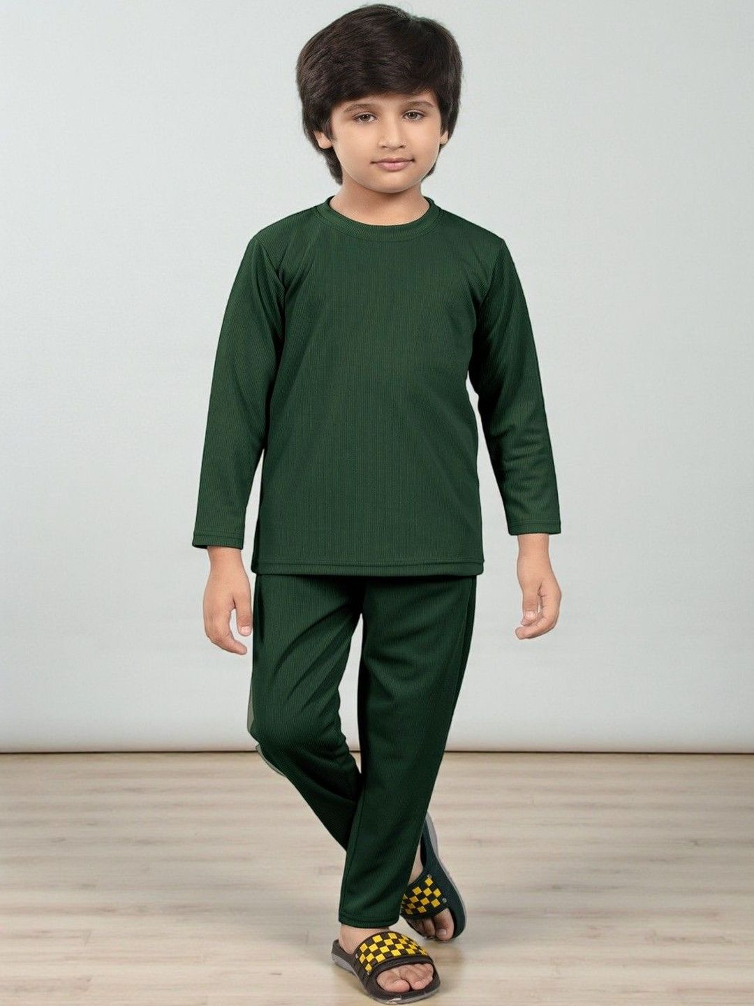BAESD Boys Striped Long Sleeves Round Neck Night suit-picture-12