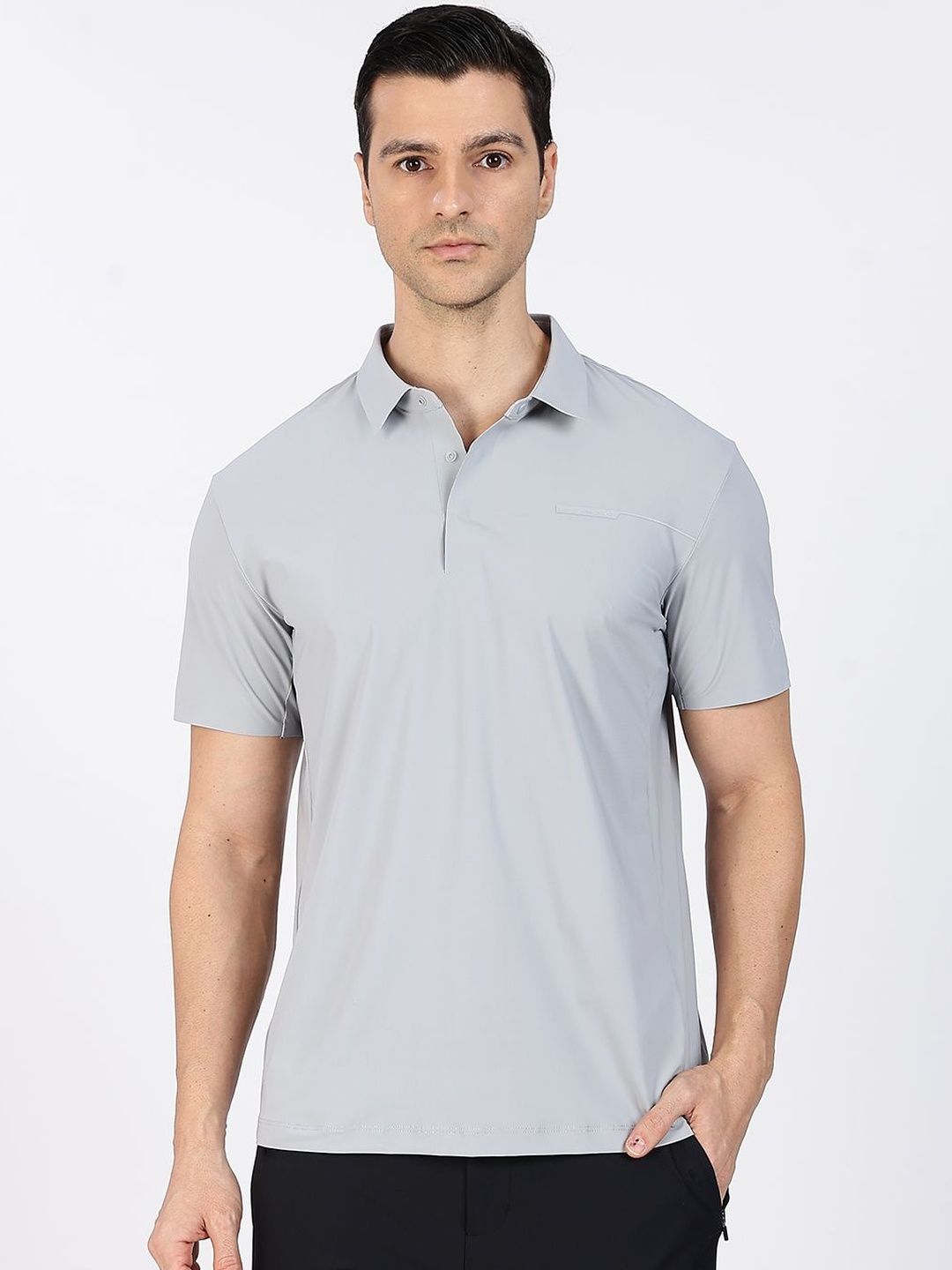 Xtep Men Polo Collar Cool Max Pockets T-shirt-picture-44