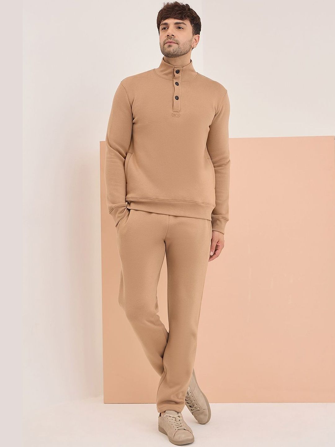 Sweet Dreams Men Mock Collar Long Sleeves Tracksuits-picture-31